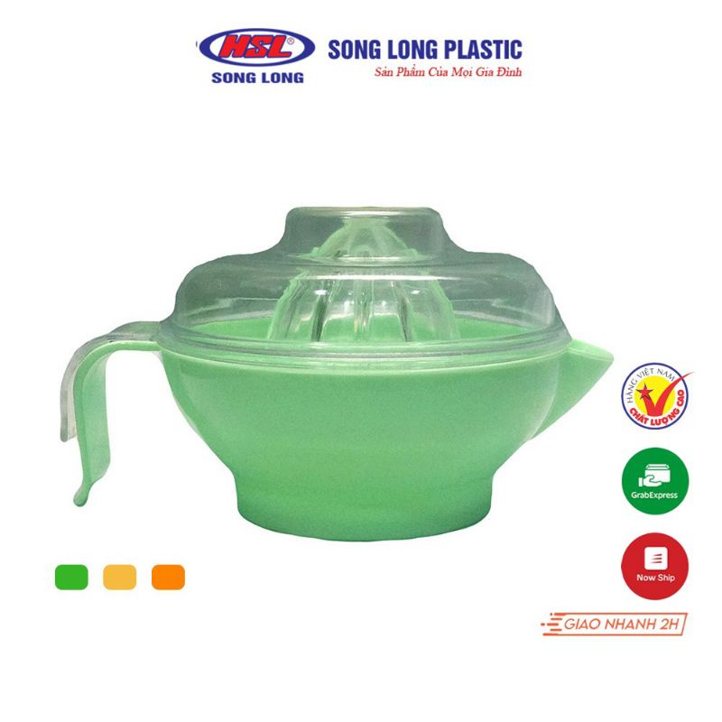 BÁT VẮT CAM NHỰA SONG LONG PLASTIC 2003, DUNG TÍCH 500ML, NHỰA PP