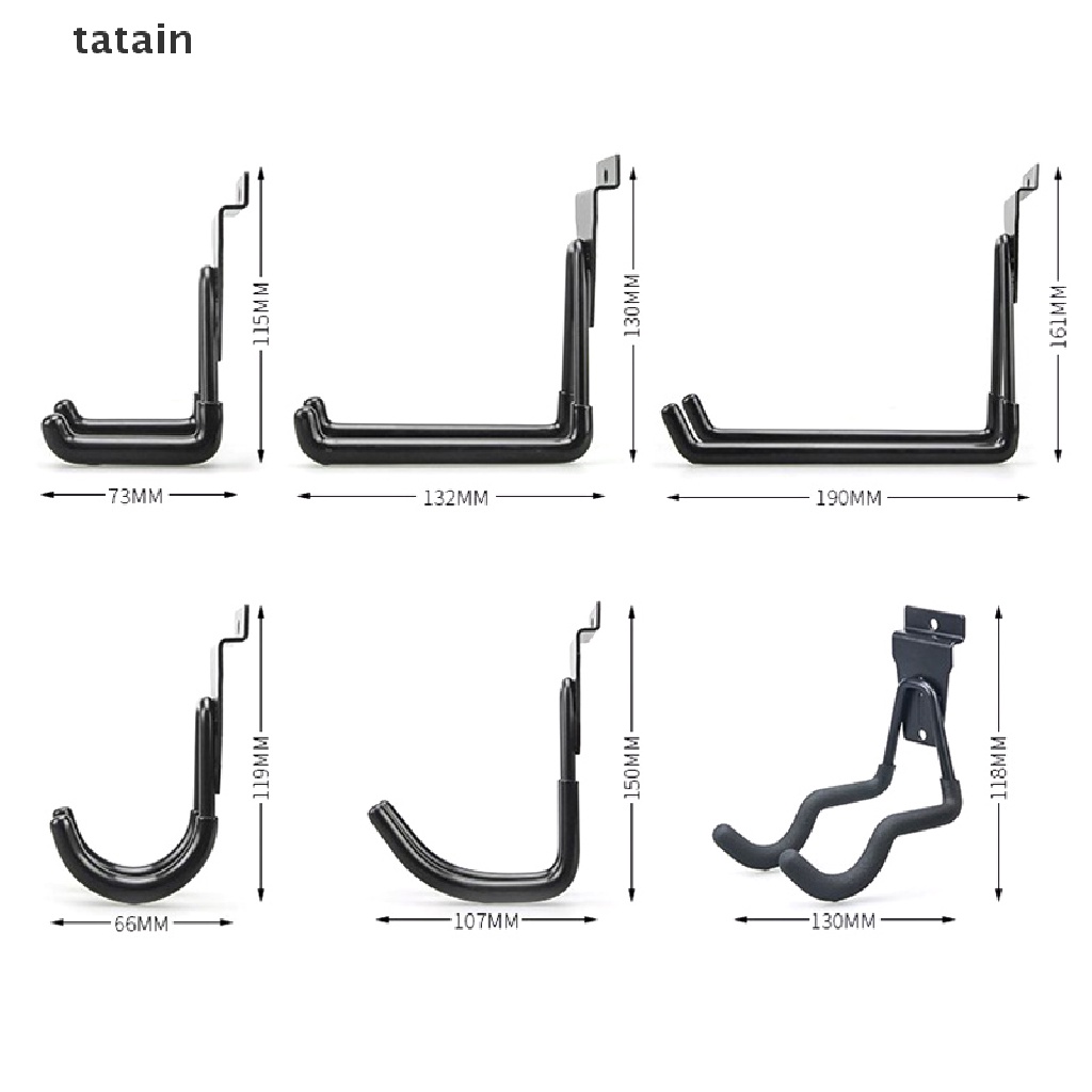 [TAT] 1pc Wall Mount Garage Bike Hanger Hook Wall Hanger Hanging Clip Storage Holder CVX