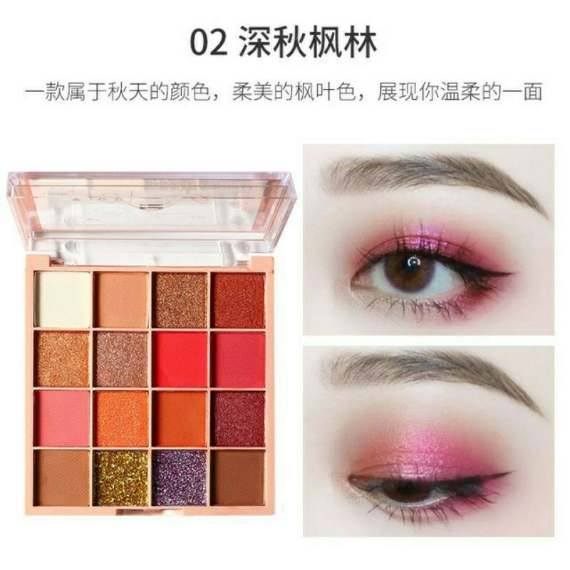 PVN21596 Bảng phấn mắt Lameila Classic 16 Color Eyeshadow Palette T8