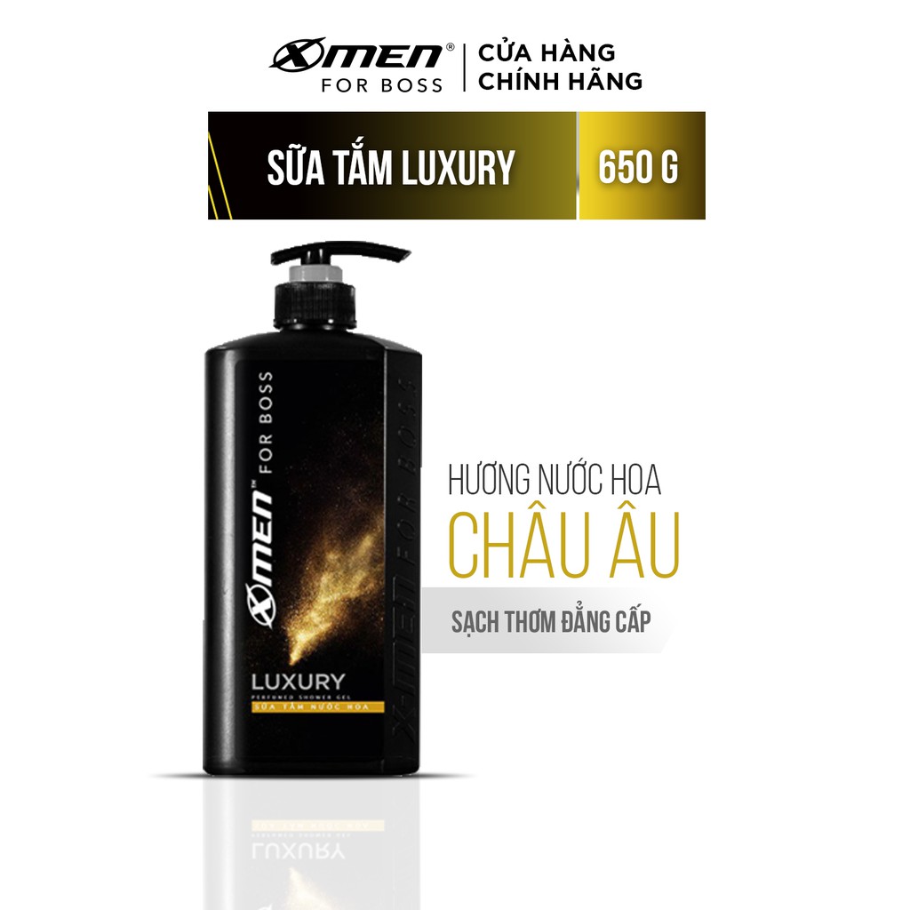 Sữa tắm Nước hoa X-Men For Boss Luxury 650g - Mùi hương sang trọng tinh tế | BigBuy360 - bigbuy360.vn