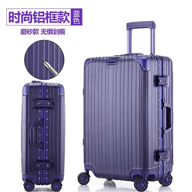 Vali khung nhôm khoá sập chống xướt Luxury