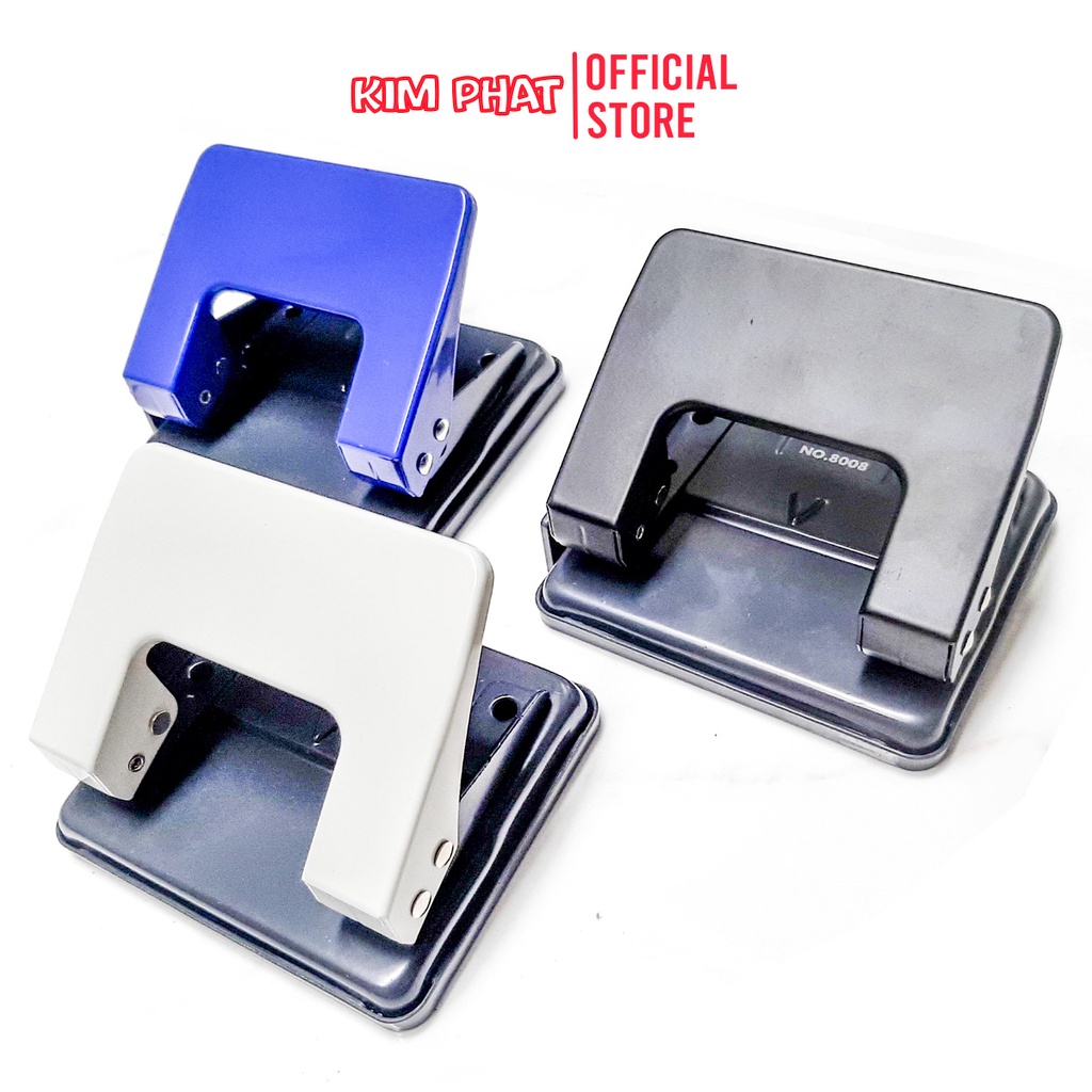 Máy đục lỗ, bấm lỗ, dập lỗ 20 tờ SW8008 Có Thước Căn Giấy