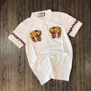 Áo thun nam thêu hổ áo polo cao cấp hàng đẹp chuẩn xịn