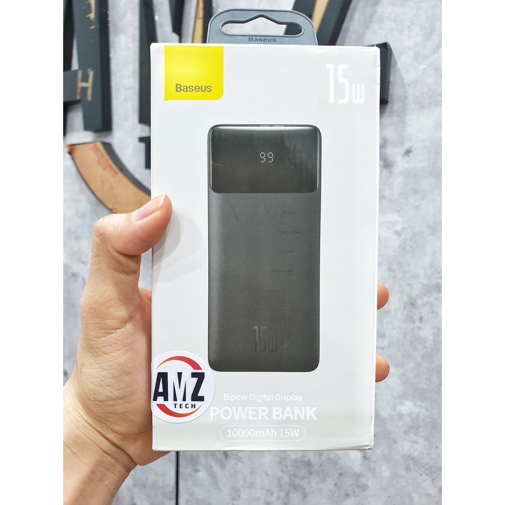 Sạc dự phòng Baseus 10000mah PD 15w/20w dùng tốt cho các dòng Iphone/Samsung An Toàn - Chính Hãng