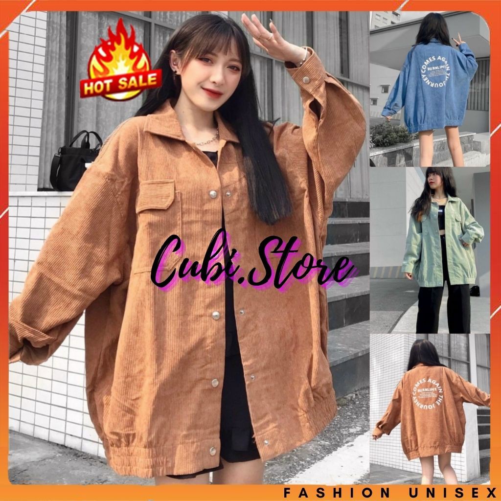 Áo Khoác Kaki Nam Nữ Unisex - Áo Jacket  Bomber COMES 3 Màu Vải Nhung Siêu Hot - CUBI.STORE | BigBuy360 - bigbuy360.vn