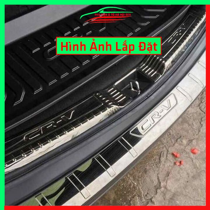 Ốp chống trầy cốp Honda CRV 2018-2023 vân titan
