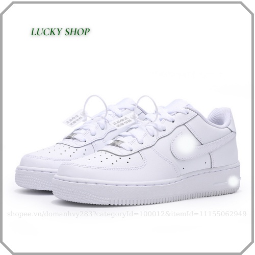 SẴN Giày thể thao nam nữ AF1 trắng - Giày đôi Nike Air Force 1 white giá rẻ