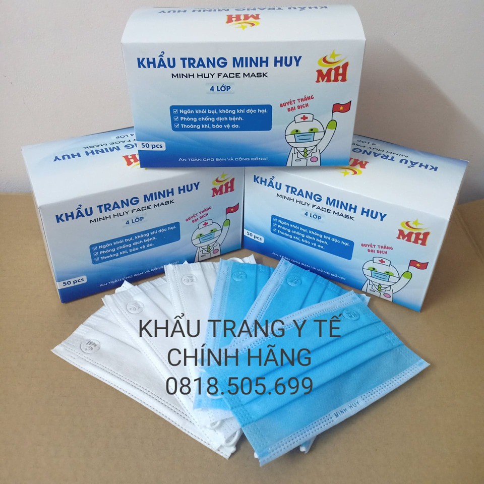 Khẩu trang y tế Ami (Hàng chính hãng - 4 lớp cao cấp) | BigBuy360 - bigbuy360.vn