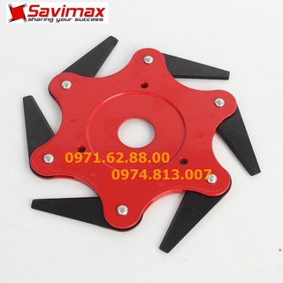 Lưỡi Cắt Cỏ 6 Cạnh Chuyên Dụng,Đầu tông đơ với 6 lưỡi dao cắt cỏ thép cho máy cắt cỏ