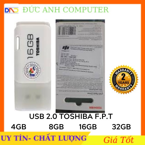 Usb 4G/ 8G/ 16G/ 32G TOSHIBA Chính Hãng F.P.T Phân Phối- Bảo Hành 2 Năm | BigBuy360 - bigbuy360.vn