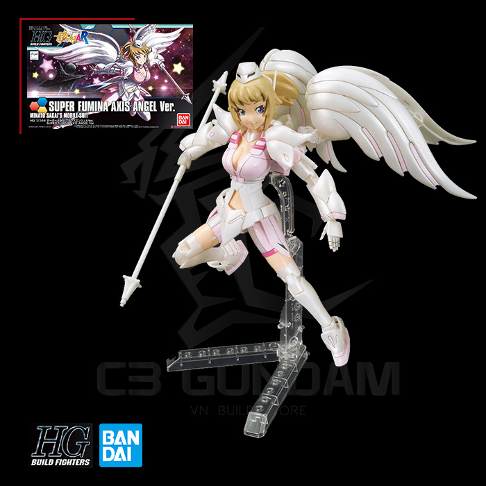 MÔ HÌNH GUNDAM BANDAI HG 054 1/144 SUPER FUMINA AXIS ANGEL VER HGBF GUNDAM BUILD FIGHTER