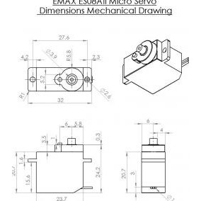 Động cơ Servo EMAX ES08MA II