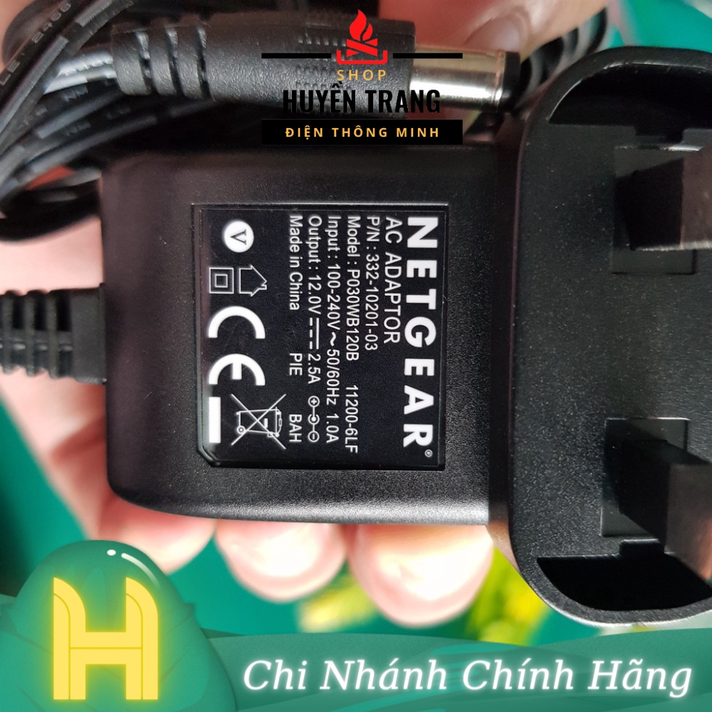 Nguồn 12V2A 12V2.5A Netgear 5.5x2.1MM P030WB120B chất lượng cao❤️Adapter camera wifi chân UK Plus