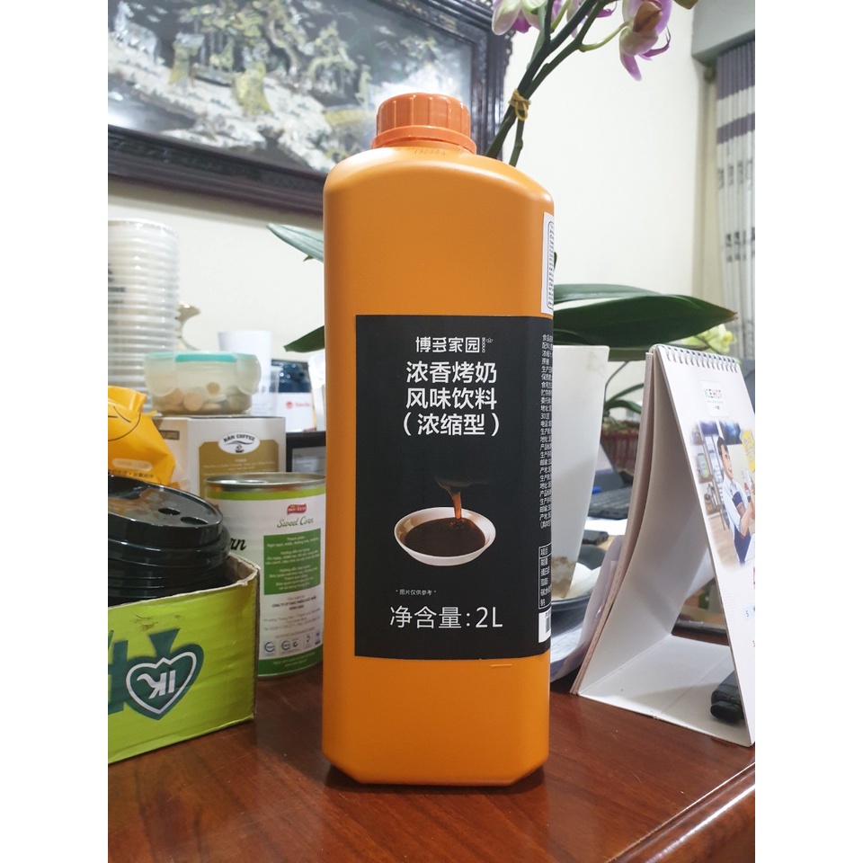 Siro Vị Sữa Nướng BODUO can 2l- CHUẨN VỊ TRÀ SỮA NƯỚNG ĐÀI LOAN- Bách hóa Nguyên Liệu