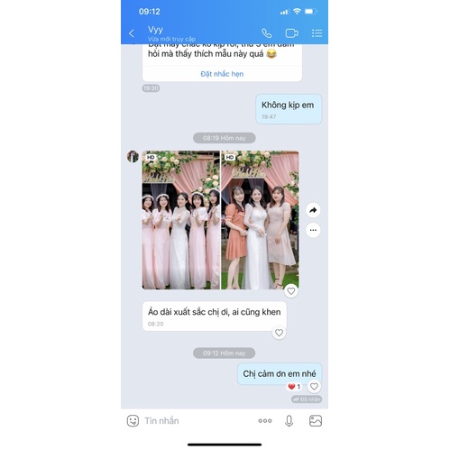 Áo dài cặp  cao cấp