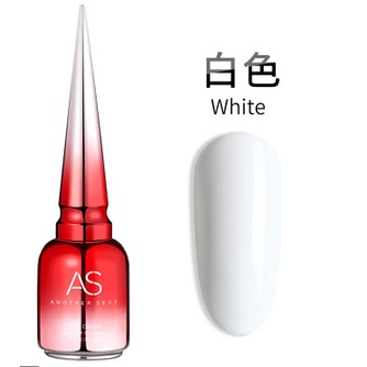 SƠN GEL AS CHAI ĐỎ LẺ MÀU Trắng - Đen - Nước Gạo AS