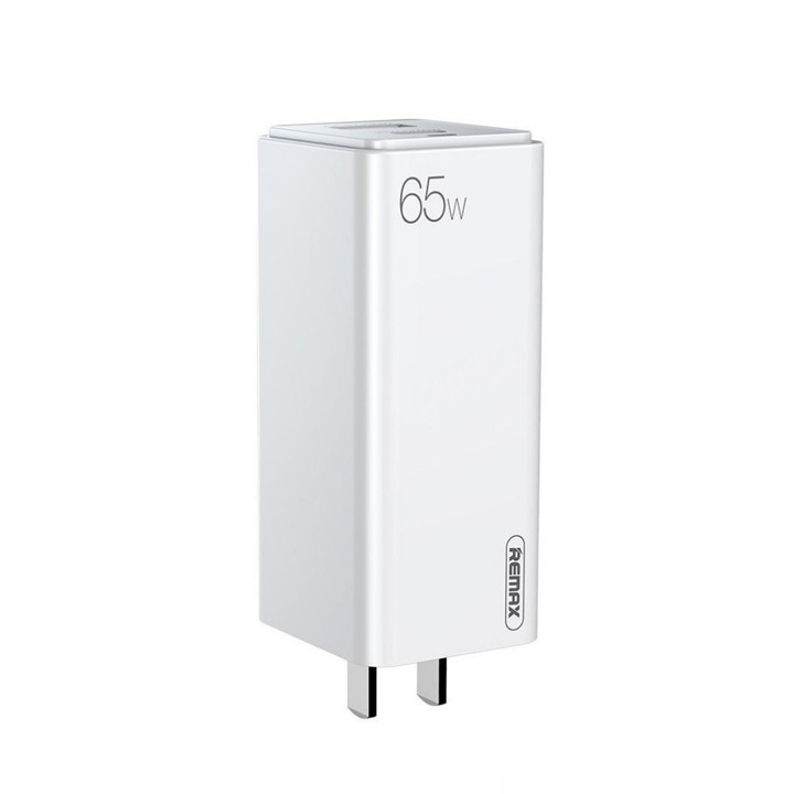 [ Giá siêu rẻ,chính hãng ] Sạc Nhanh Remax RP-U50 GaN 65W tích hợp 01 cổng USB A và 01 cổng USB C - sạc laptop, iphone