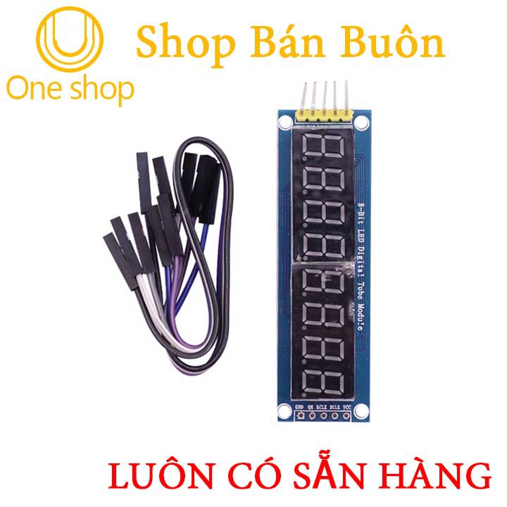 Module Led 7 Thanh 8 Số - HC595