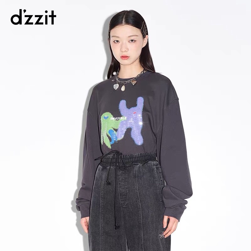 Áo nỉ đen Dzzit