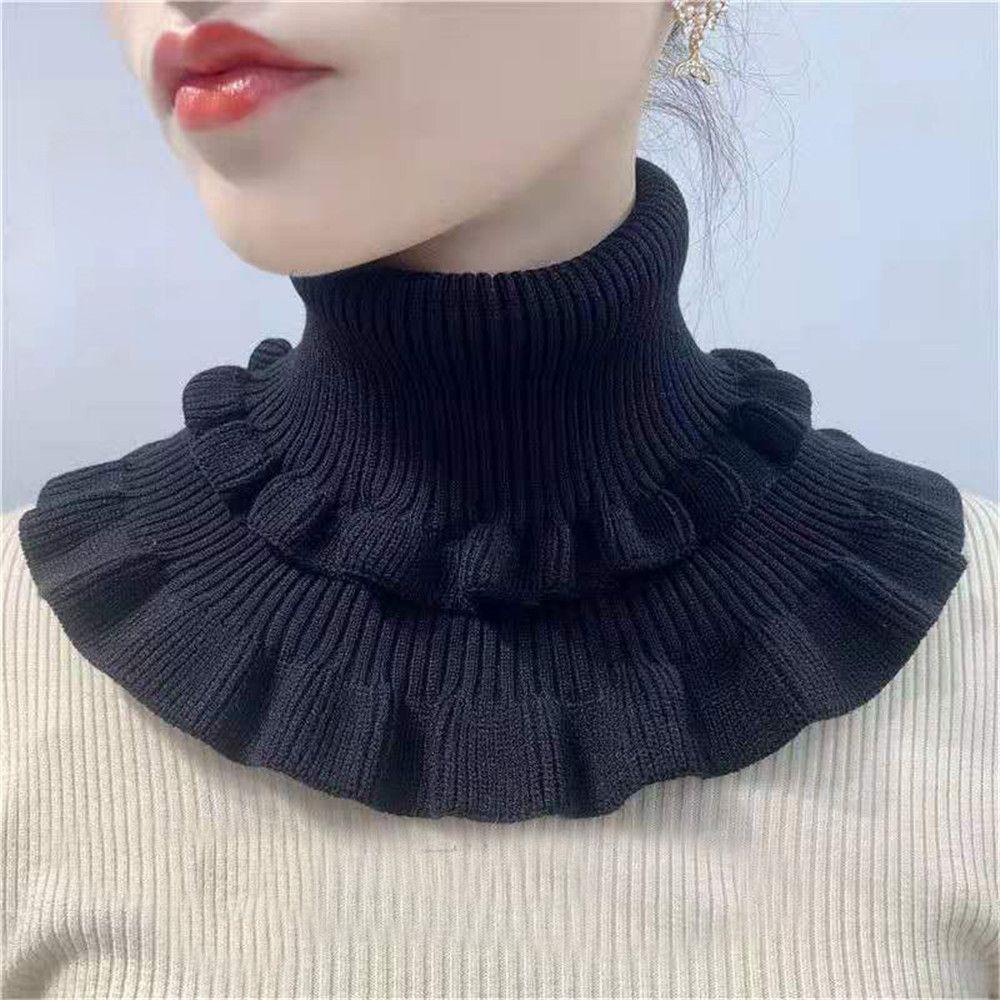 Vòng Cổ Giả Len Ấm Áp Thời Trang Cho Nữ