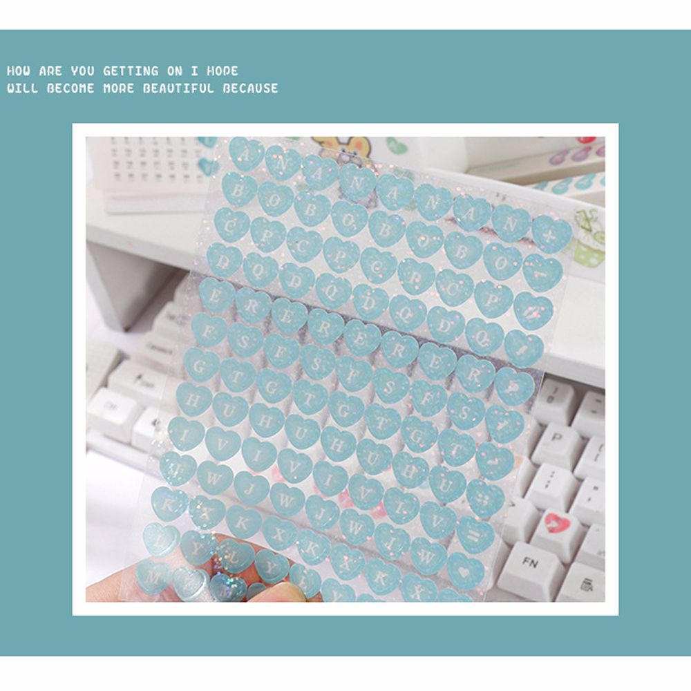Miếng dán trang trí bàn phím máy tính nhiều màu sắc dễ thương