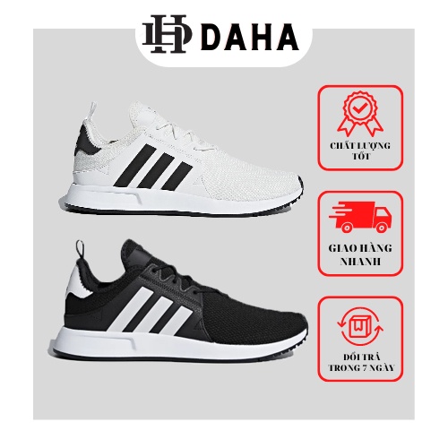 Giày Sneaker NMD Xplr trắng đen, giày thể thao nam nữ chất lượng cao cấp có sọc kẻ phản quang