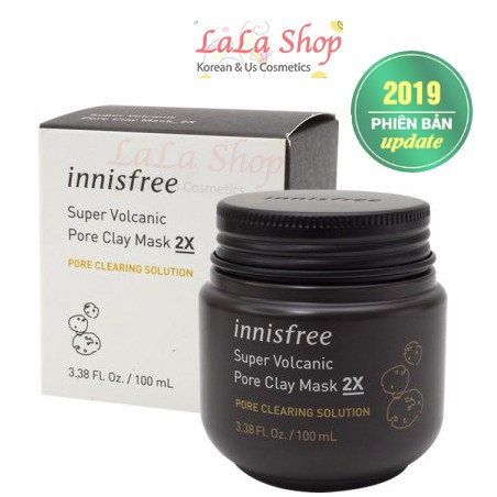  Mặt Nạ Đất Sét Super Volcanic Pore Clay Mask 2X Innisfree