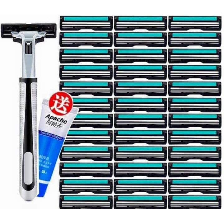 SET BÀN CẠO + 36 DAO CẠO + KEM CẠO-ĐẠI PHONG GIA DỤNG