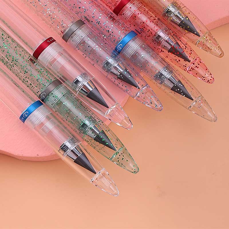 Bút Chì Màu Đen Acrylic Chống Mài Mòn/ Không Gây Dị Ứng Thần Kỳ Kèm Đầu Bút Thay Thế Được