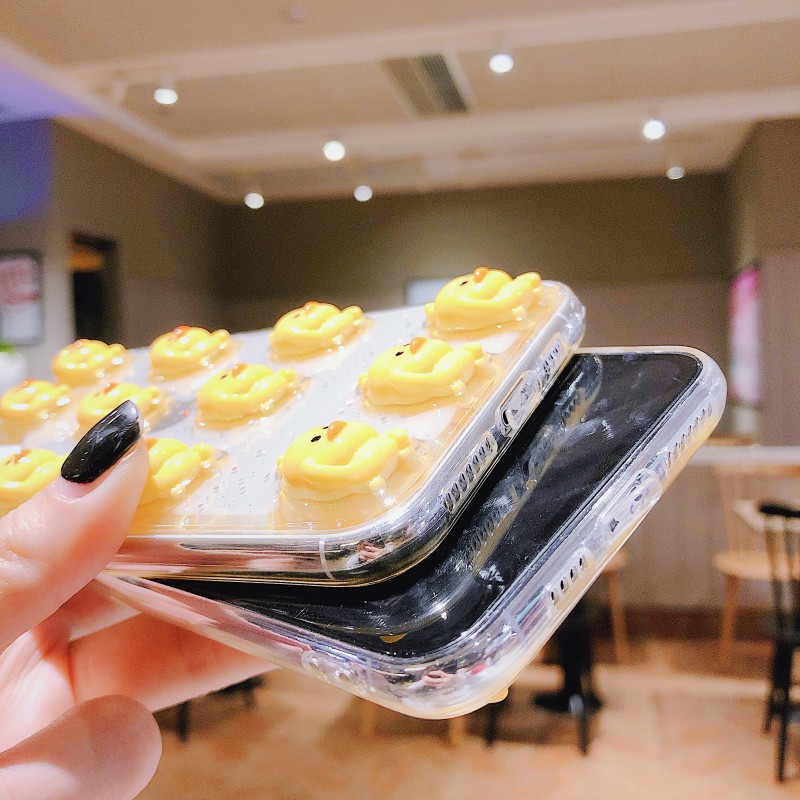 Ốp Điện Thoại Mềm Hình Chú Vịt Vàng Đáng Yêu Cho Iphone 11 Apple 8 Plus / 7 P / X / Xr Ixs Max | BigBuy360 - bigbuy360.vn