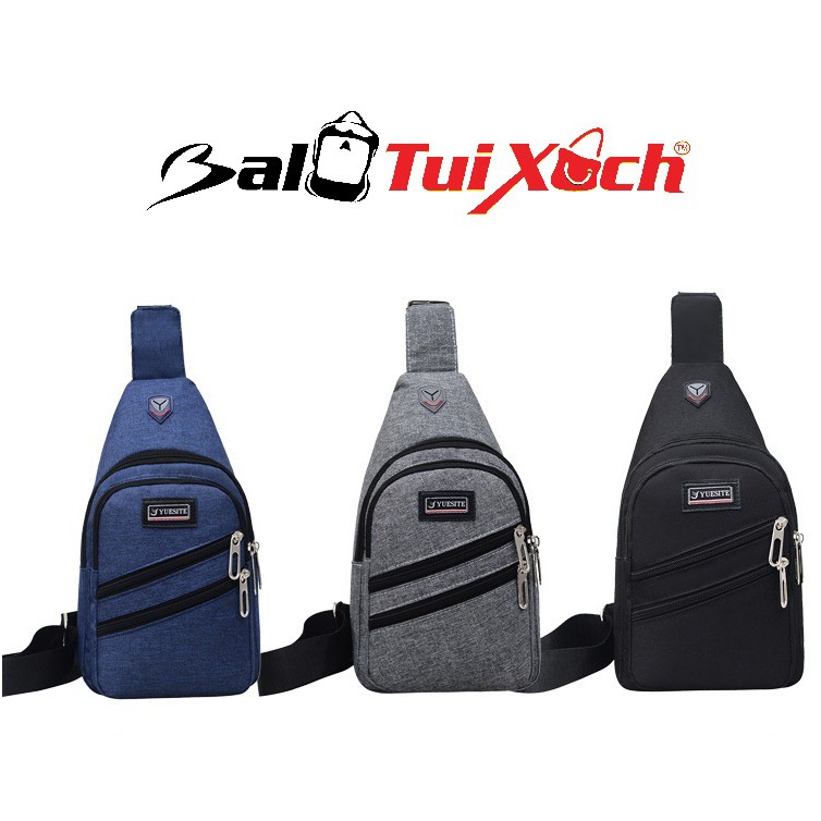 Túi đeo chéo nam, Thời Trang Hàn Quốc 4 ngăn kèm tai nghe | BigBuy360 - bigbuy360.vn