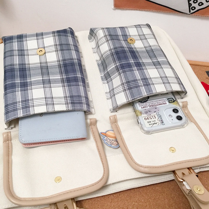 Túi Xách Đeo Vai Vải Bạt Kích Thước Lớn In Họa Tiết Hoạt Hình