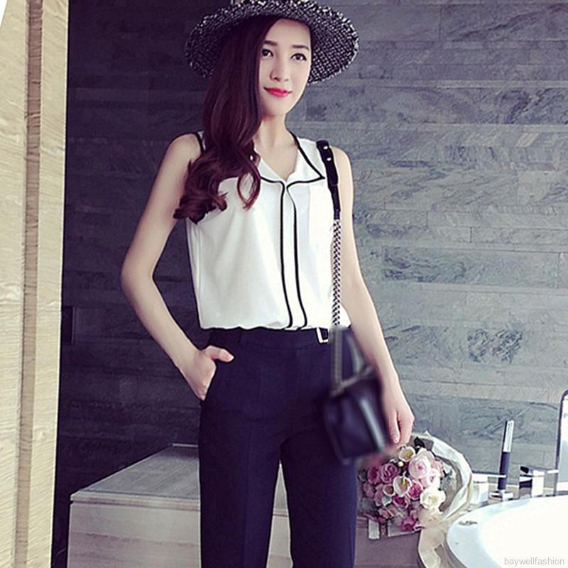 [Baywellfashion]New Summer Women's Wear Is Thin And Loose V-neck Sleeveless Shirt | BigBuy360 - bigbuy360.vn
