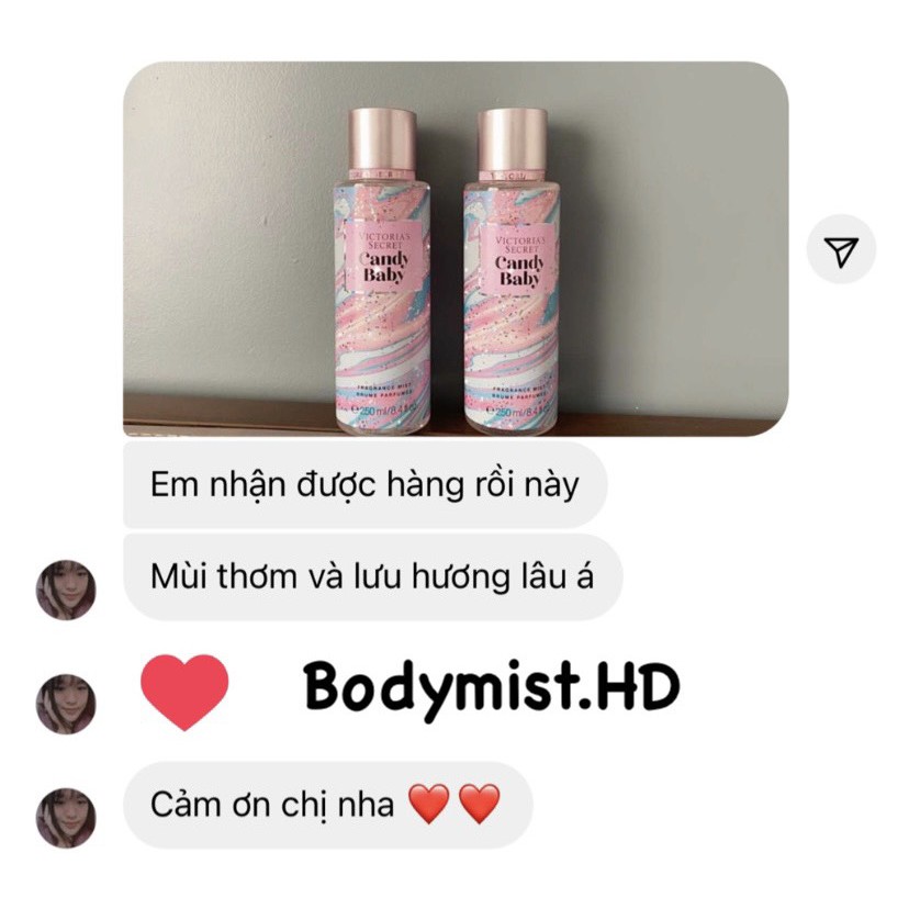 [FREESHIP EXTRA] - 🌹🌹BODY MIST - Xịt toàn thân Victoria's Secret 250ML 💥💥