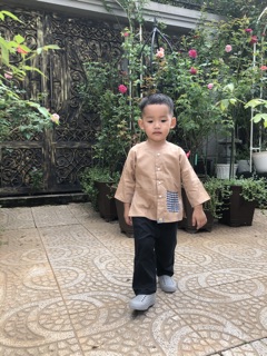 Bộ Đồ Bà Ba Trẻ Em 10kg-45kg (Tặng kèm Khăn rằn)