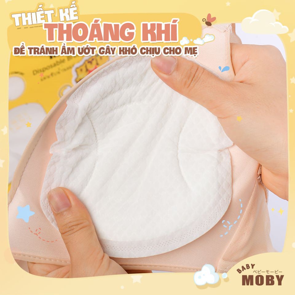 Miếng thấm sữa Moby [60 miếng]