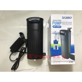 Máy lọc thác đứng cho hồ cá sobo wp 208h, lọc thác cho hồ rùa