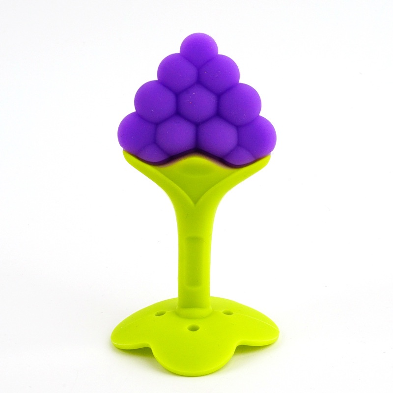 Đồ Chơi Nhai Gặm Hình Trái Cây Bằng Silicone Cấp Thực Phẩm Cho Bé