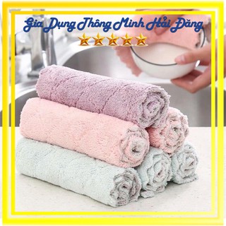 Khăn Lau Bếp Đa Năng Siêu Thấm Cotton Mềm Mại
