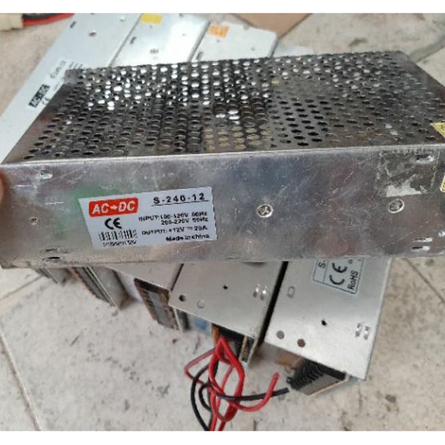 Nguồn tổ ong 12v 20a zin chưa sửa chữa chạy tốt. 589nhattao