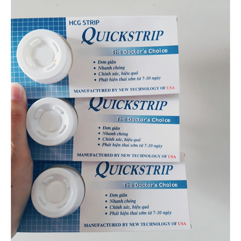 Combo 3 hộp test thử thai quicktrip