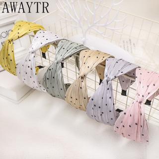 Băng Đô Cài Tóc Họa Tiết Chấm Bi Thời Trang