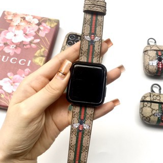Da Dây Đeo Đồng Hồ GC Họa Tiết Con Ong 42 mm 38 mm Cho Apple Watch Band Series 6 / 5 / 3 / 2 / 1