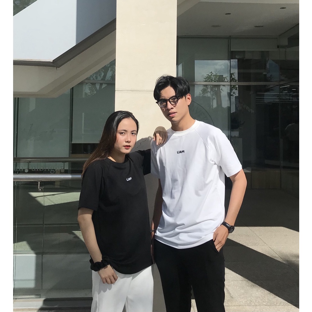 ÁO THUN UNISEX &quot;BASIC TEE LIAM&quot; CHẤT VẢI SIÊU DÀY SIÊU MỊN 100% COTTON DA CÁ -LiamStoreSG