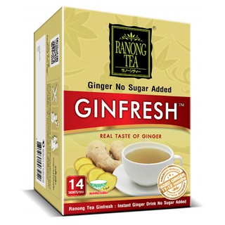 Bột Ranong Tea Trà Gừng Không Đường