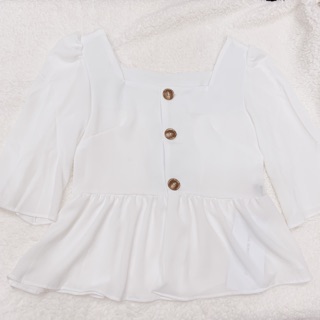 Áo voan peplum