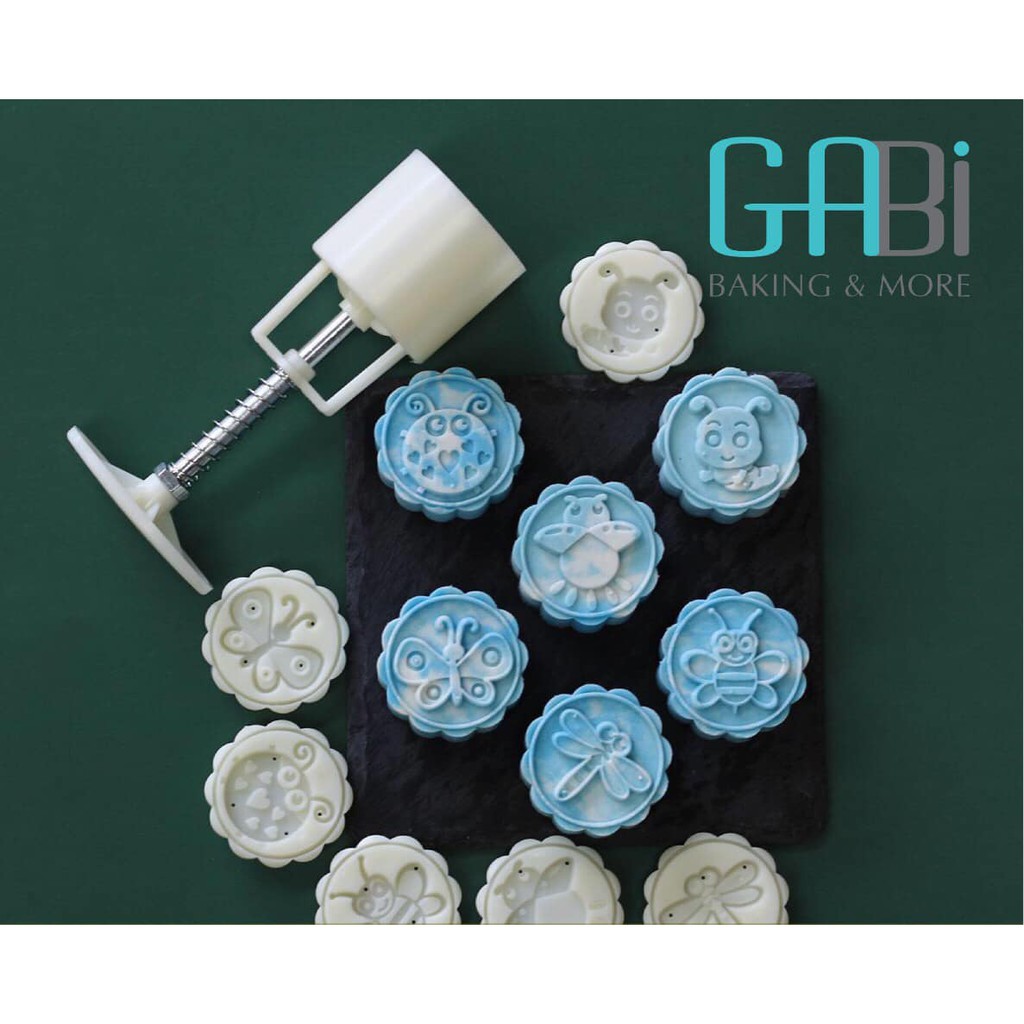 Khuôn lò xo 6 mặt côn trùng 50g