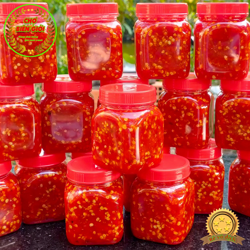 Ớt Xay Ngâm Đường Siêu Cay Chính Hiệu Ông Bà 5 Châu Đốc Hủ 200gr