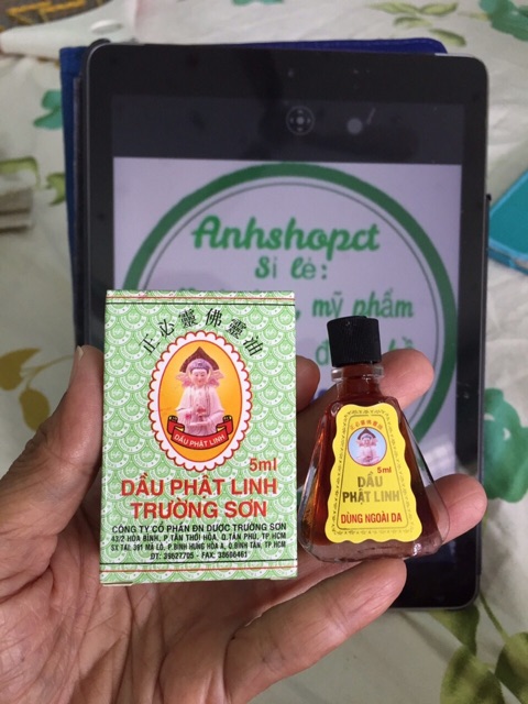 Dầu gió phật linh trường sơn 5ml