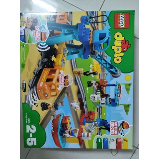 [HÀNG CÓ SẴN] Đồ Chơi LEGO Duplo 10875 - Xe Lửa Chở Hàng (LEGO Cargo )